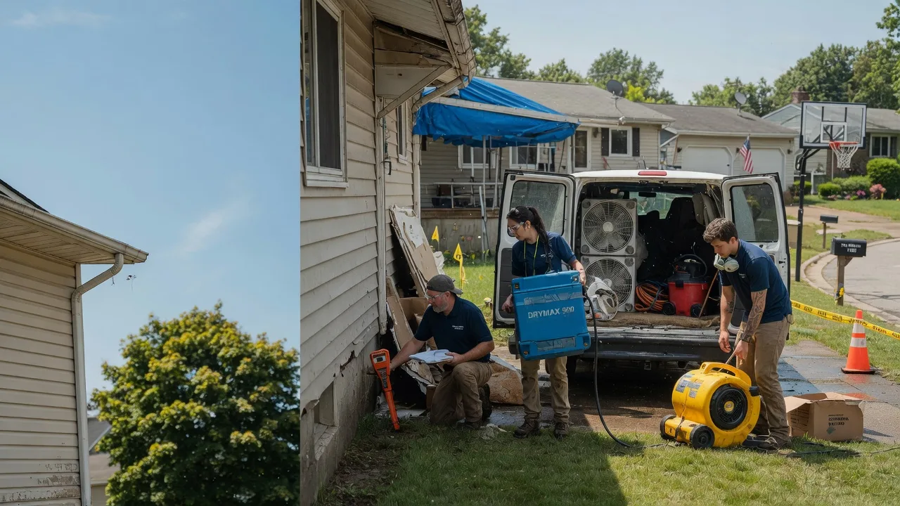 Ceiling Leak Cleanup in Hanover, PA near me